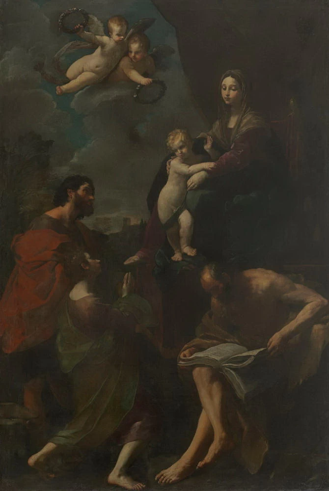 163-Madonna in trono con santi-Gemäldegalerie Alte Meister, Dresda 